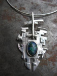 zilver met chrysocollamix